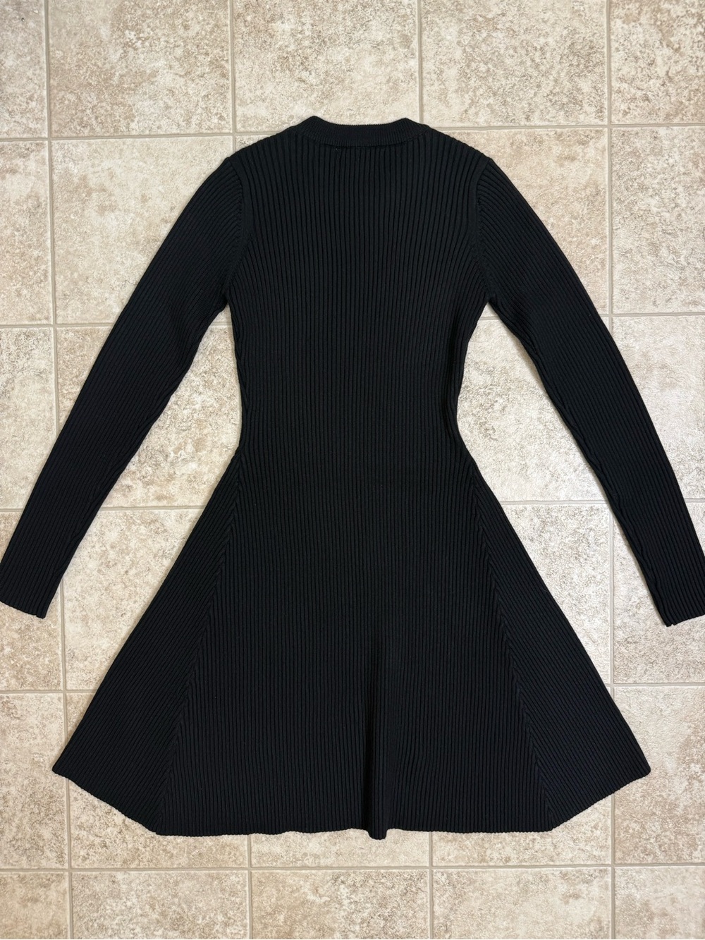 Pinch Knit Ribbed Dress - Picture 7 of 8